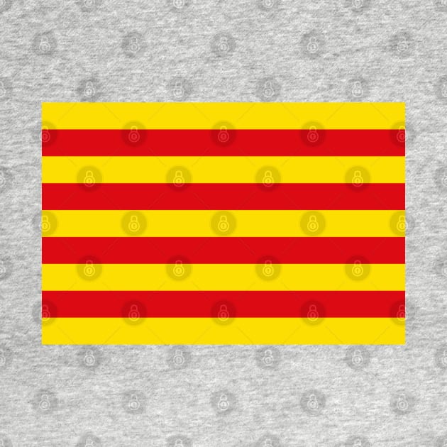 Flag of Catalonia by brigadeiro